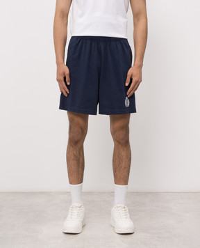 Sporty & Rich Сині шорти NY Crest SH039710243BL106