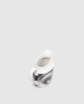 Fornasetti Білий порцеляновий молочник Tema e Variazioni P05X445