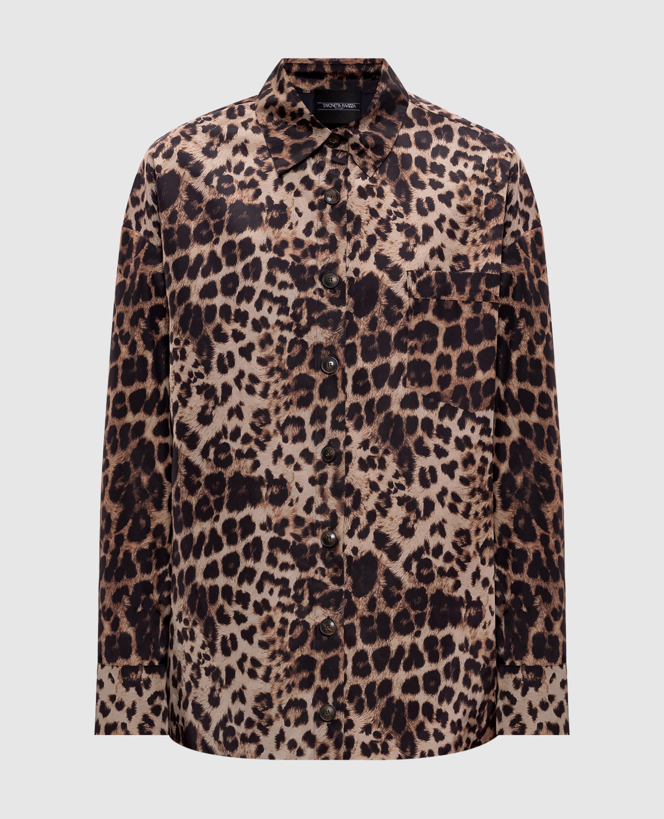 

Рубашка Lobster в анималистичный принт, Коричневый, Рубашки