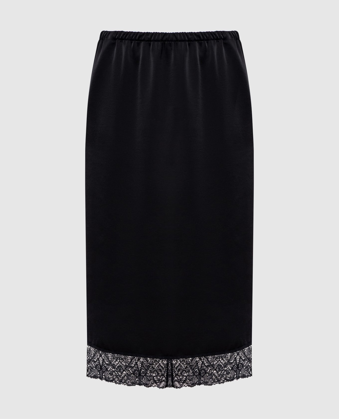 Черная юбка WKDDIORAMA с кружевом
