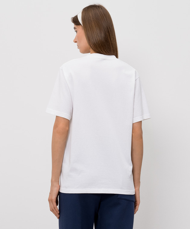 Sporty & Rich Біла футболка H&W Crest TO119710241WH01 зображення 4
