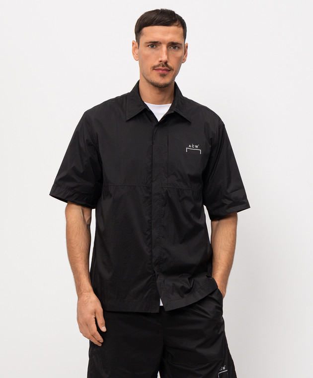 A Cold Wall Чорна сорочка Balfron ACWMSH185 зображення 3