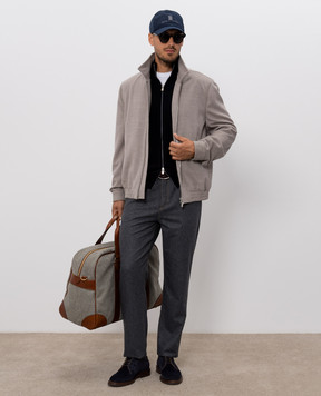 Brunello Cucinelli Кардиган чорного кольору з кашеміру M2200106