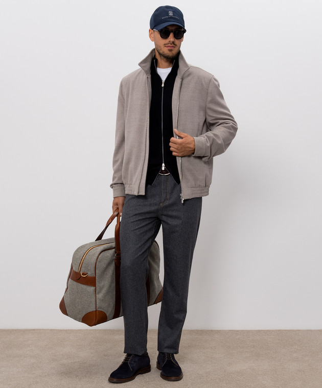Brunello Cucinelli Кардиган чорного кольору з кашеміру M2200106 зображення 2