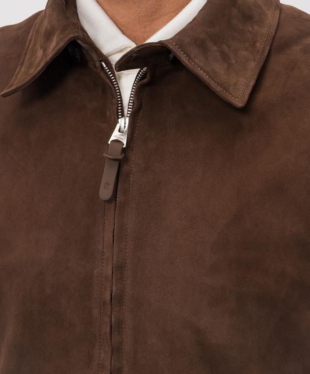 Mackage Коричнева замшева куртка GIOVANNI-SU GIOVANNISU зображення 5