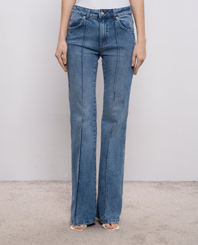 Max & Co Сині джинси кльош SEGGIO з ефектом потертості MCOSEGGIO