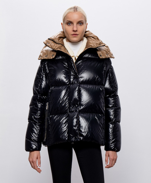 Moncler Чорний пуховик Parana L20931A0010368950 зображення 3