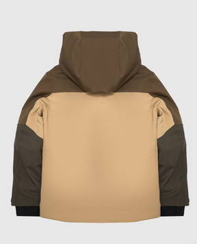 Moncler Grenoble ENFANT Дитяча гірськолижна пухова куртка Montmiral кольору хакі L29571A00010597S5