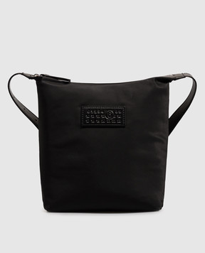 Maison Margiela MM6 Черная сумка с нашивкой логотипа SB6WG0026P9062