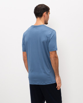 Zimmerli Синя футболка Sea Island 28643110452