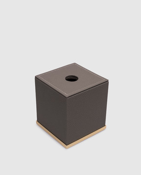 Treesseci Коричневий шкіряний тримач для серветок Milano ML71ALX