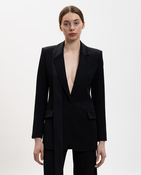 The Attico Черный жакет из шерсти 260WCG00089WWW065AA