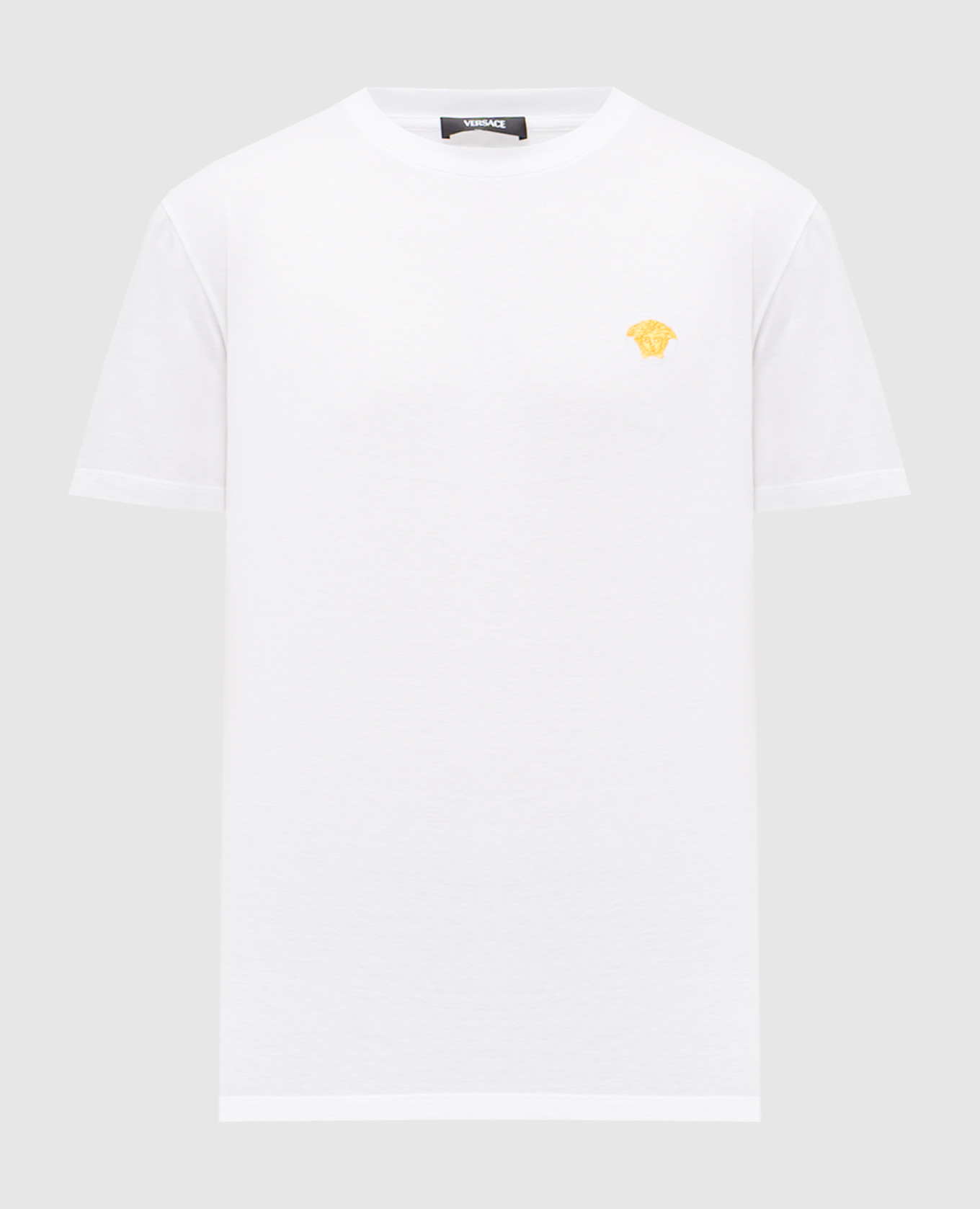Белая футболка с эмблемой