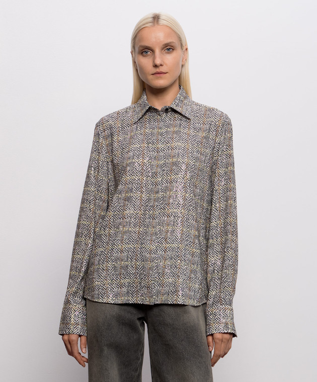 Ermanno Scervino Блуза з кристалами D492K361CTWEK зображення 2