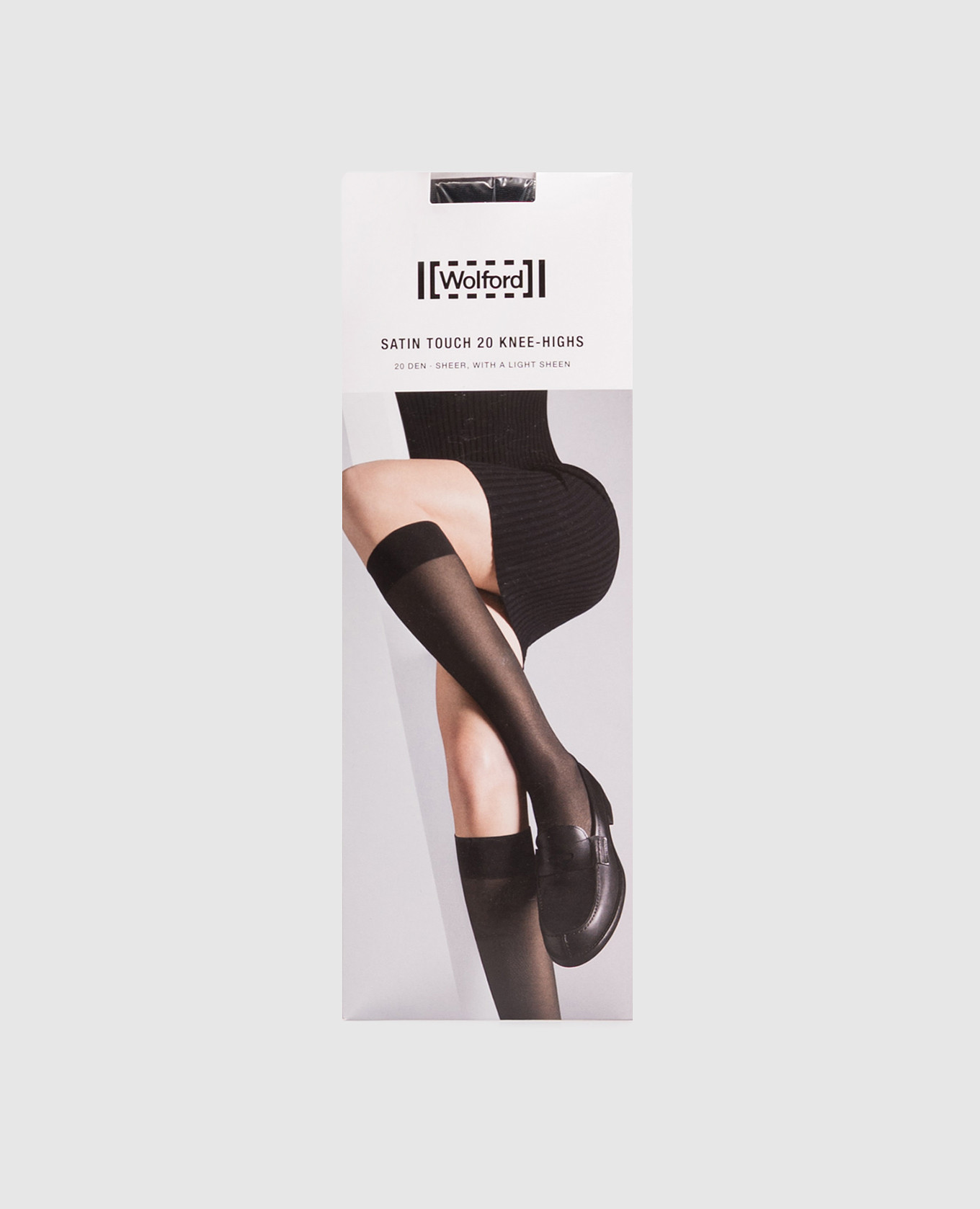 Черные гольфы SATIN TOUCH 20 den