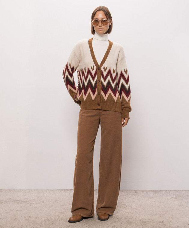 Twinset Кардиган в узор с пайетками 262AT3030 изображение 2