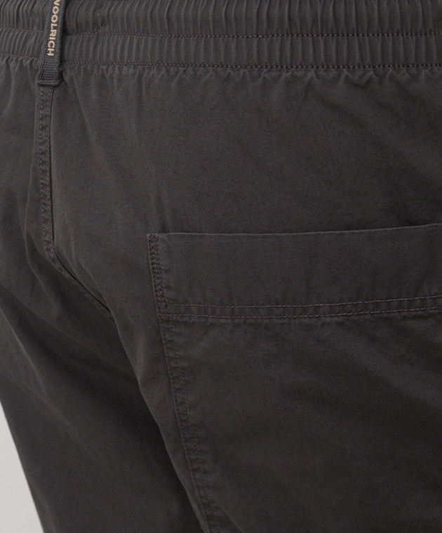 Woolrich Сірі шорти з нашивкою логотипа CFWOSH2000MRUT4132 зображення 5