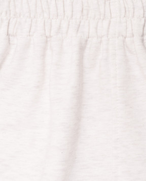 Brunello Cucinelli Детские белые меланжевые спортивные штаны BH827E661B