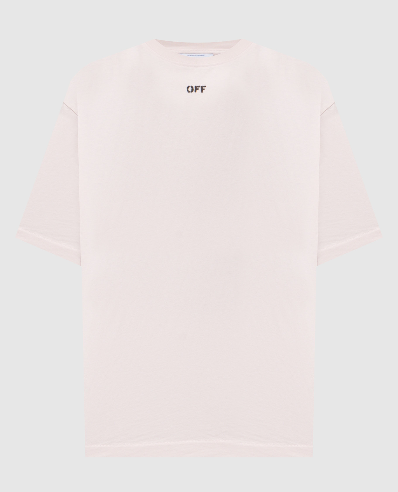 Розовая футболка с принтом эмблемы Paint Arrow