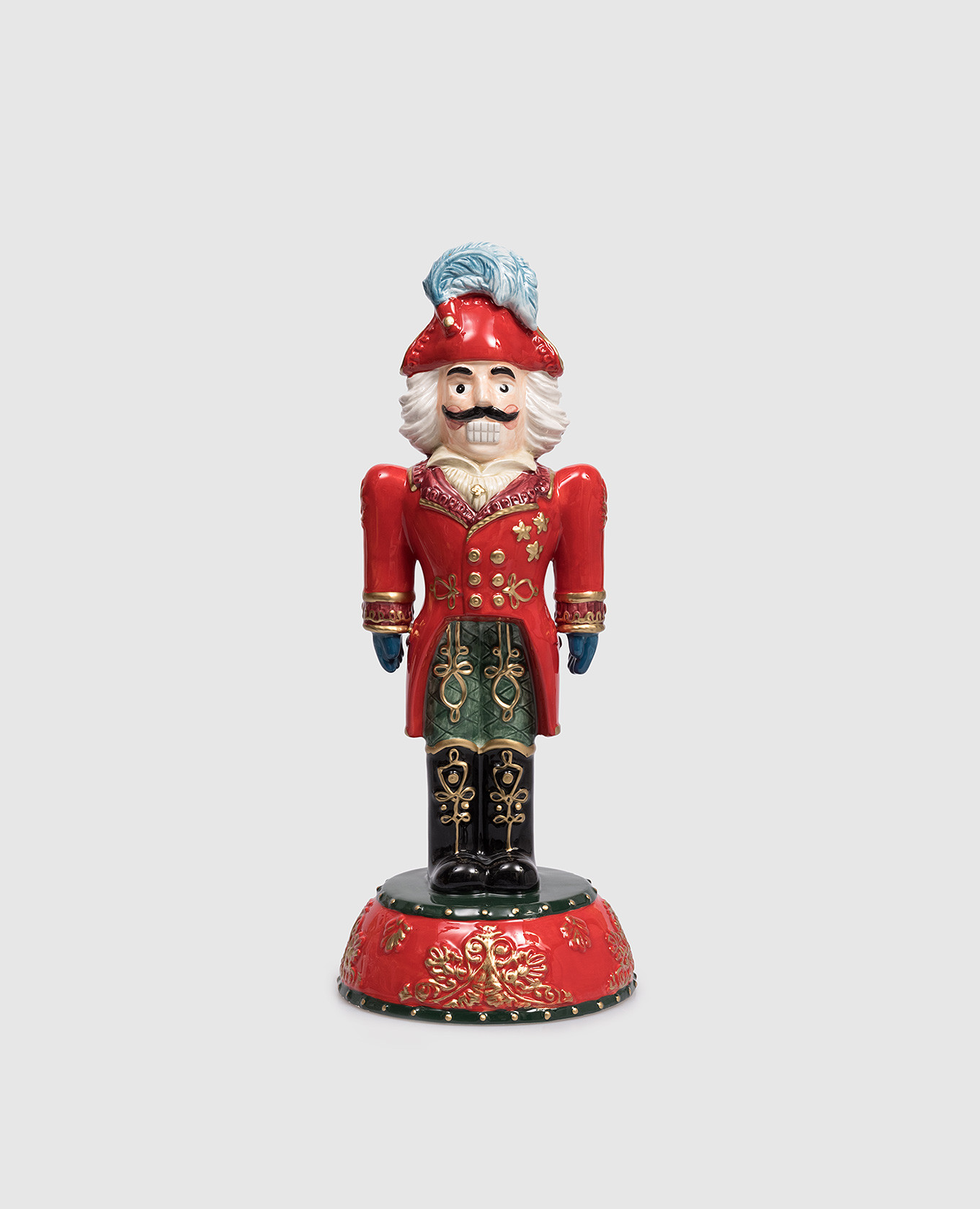 

Керамическая статуэтка Щелкунчика Albert, Красный, Декор