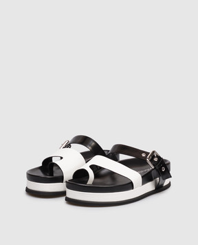 Premiata Кожаные глянцевые шлепанцы M7386