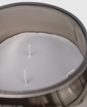 Onno Свічка Cape Smoked Grey L з ароматом Muse в скляному свічнику ON510M