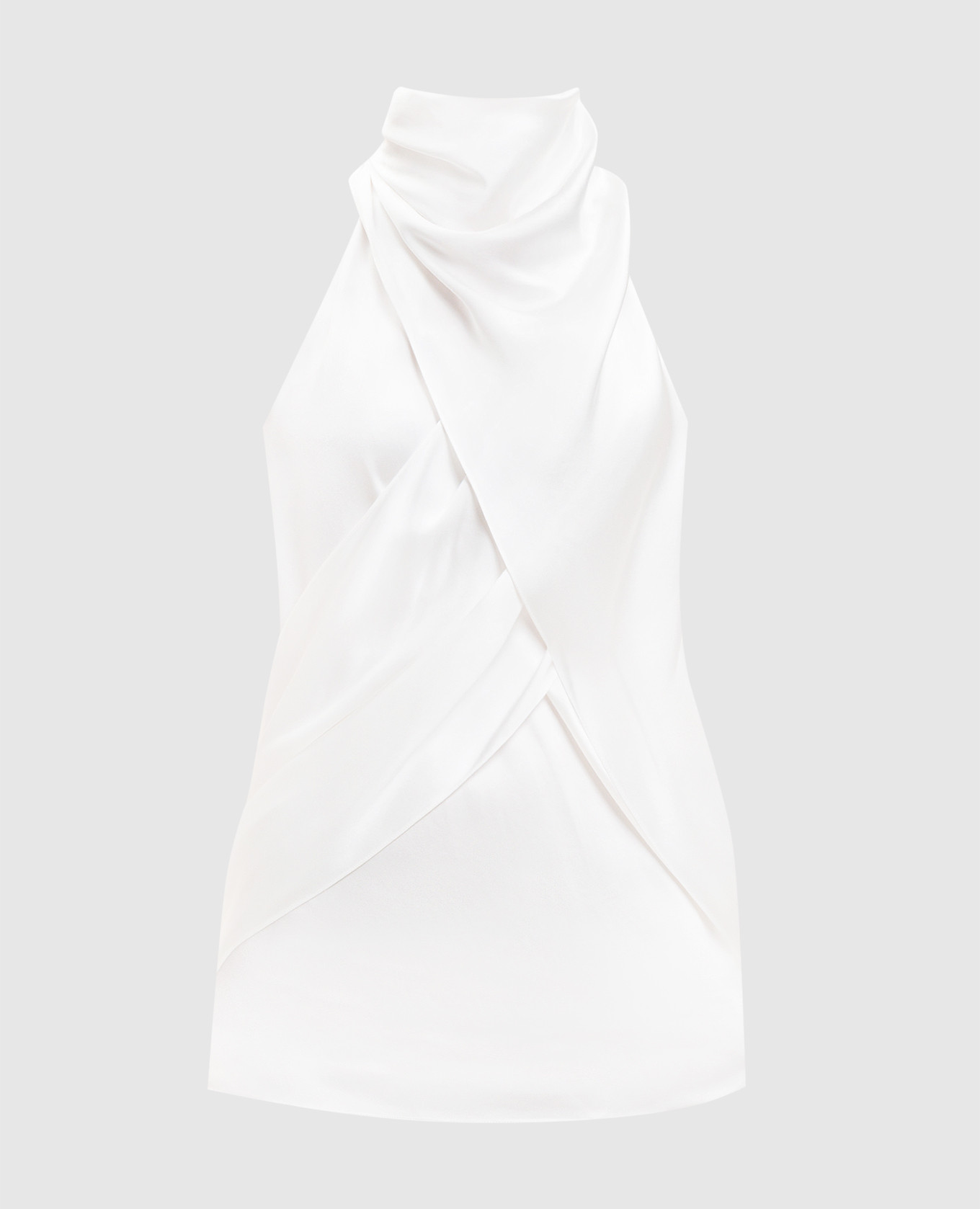 

Белый топ из шелка, Топы