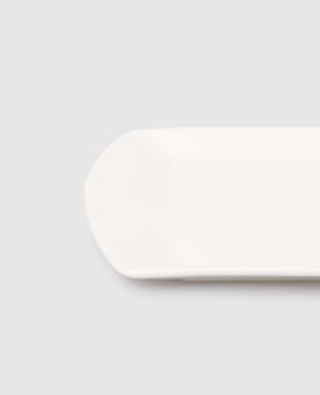 Geminiano Cozzi 1765 Белая прямоугольная тарелка для закусок Gourmet JQCGU29351000