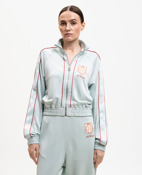 Off-White Блакитна спортивна куртка 2BD00AS26JER001