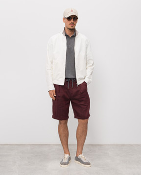 Brunello Cucinelli Поло серого цвета M29800125