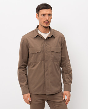 Canali Коричнева сорочка AV0597131021