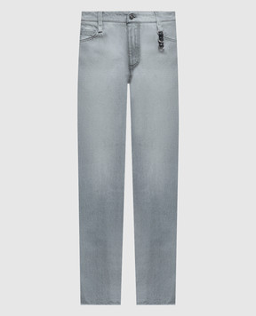 Ermanno Scervino Сірі джинси з патчем логотипа D497P301CBGFV