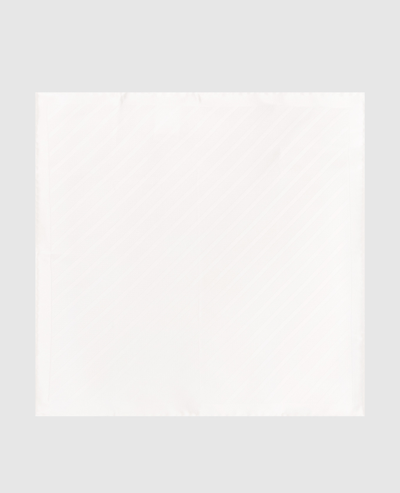 Платок-паше из шелка цвета айвори