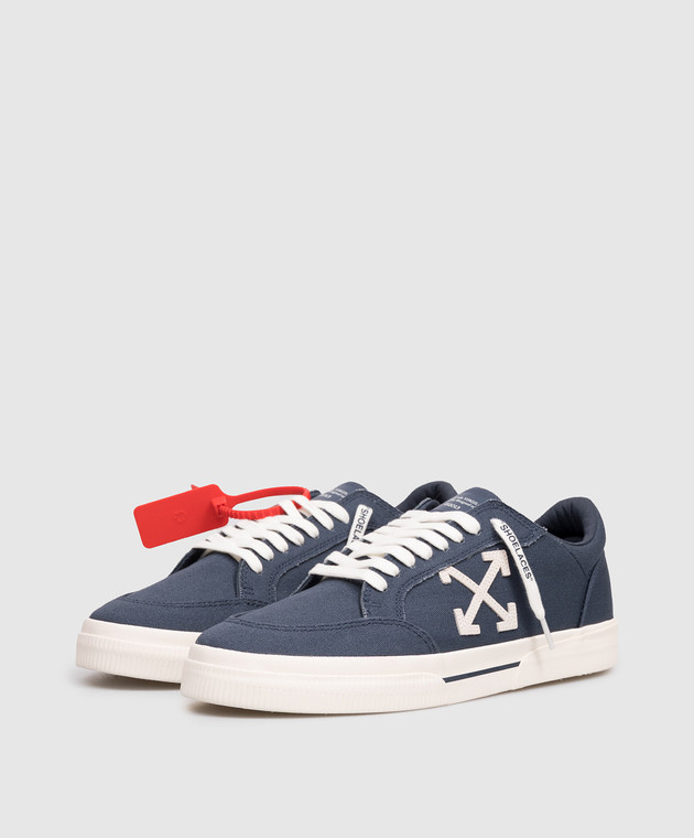 Off-White Сині кросівки Vulcanized OMIA293S26FAB001 зображення 2