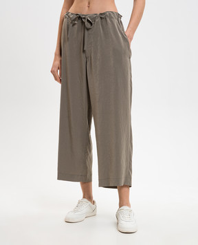 Y`S Yamamoto Штани кольору хакі YQP05500