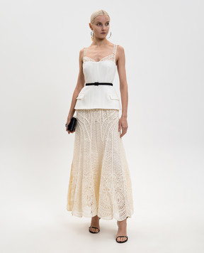 Simkhai Біла сукня подвійної конструкції 1261215E