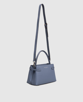 Gianni Notaro Синя шкіряна сумка Ruga 245RUGANIKEL