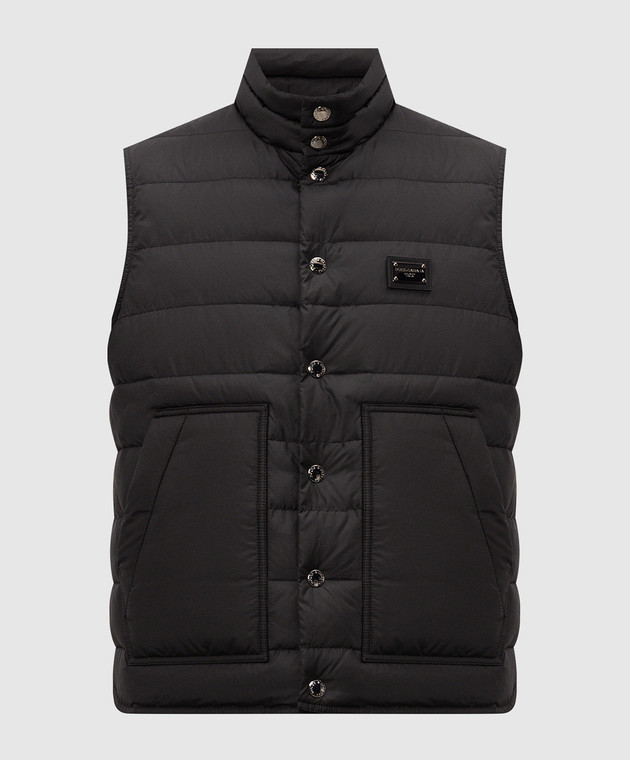Dolce&Gabbana Чорний жилет G9AOJTGK319