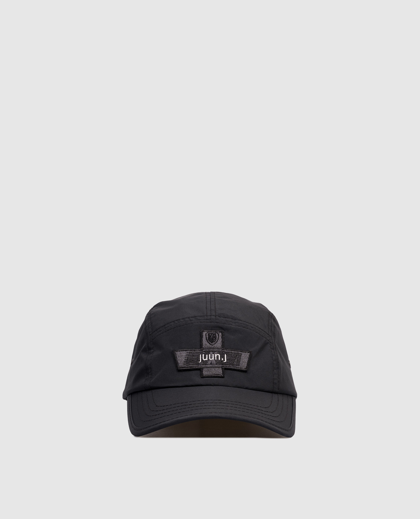 

Черная кепка с нашивкой логотипа, Черный, Кепки