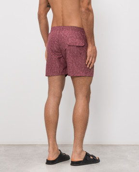 ISAIA Бордові шорти для плавання COSI19BW254