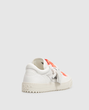 Off-White Белые комбинированные кроссовки 3.0 Court с брендовыми нашивками M29KC9L001