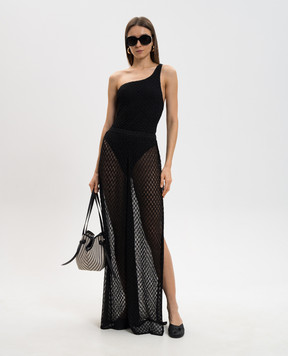 Missoni Черные брюки клеш с люрексом MC23SI00BR014R