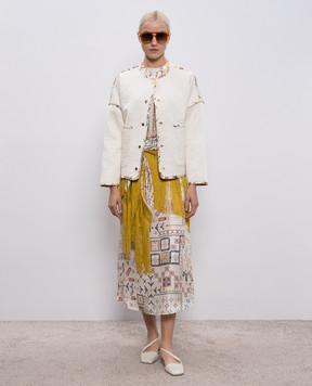 Momoni Белая двусторонняя куртка GELSOMINO MOCO019MO36