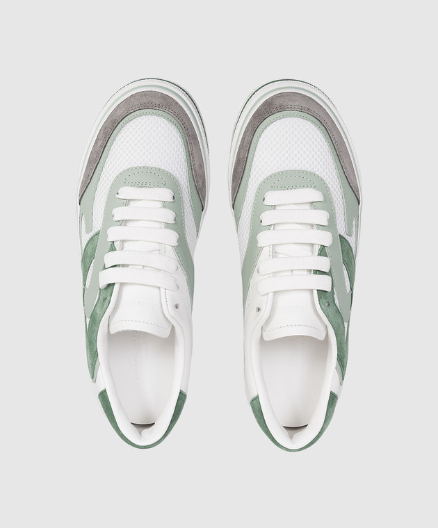 Dolce&Gabbana Зеленые комбинированные кроссовки CK2385A5210 изображение 4