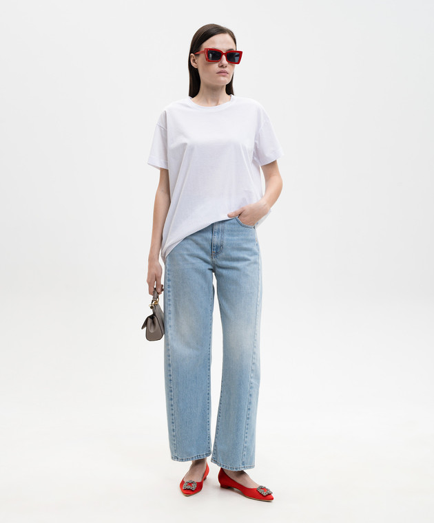 Solotre Белая футболка M1AB0192 изображение 2