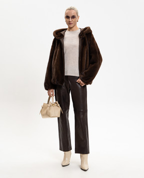 Max Mara Бежевый джемпер MXMPITTURA из кашемира MXMPITTURA