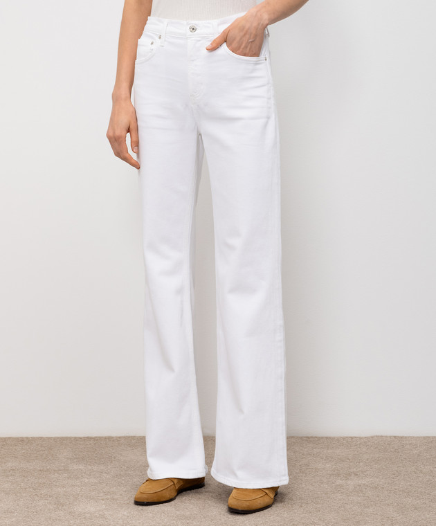 CITIZENS OF HUMANITY Белые джинсы клеш Kimberly 22453003 изображение 3
