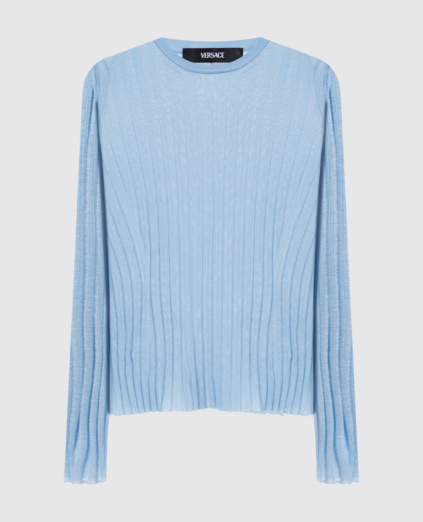 

Голубой джемпер с эмблемой, Джемпера