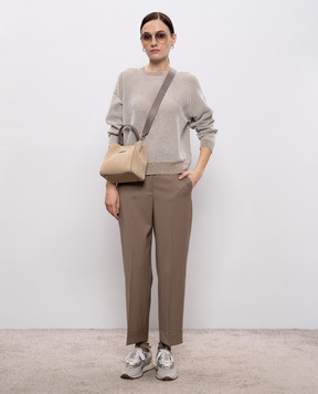 Peserico Ажурный джемпер с пайетками A99030F129234R