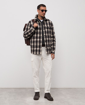 Peserico Белые вельветовые карго R5477507958